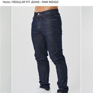 Legend London Regular Fit Jeans - Raw Indigo